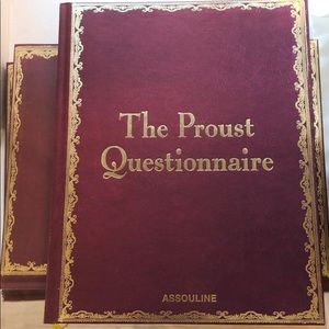 The Proust Questionnaire Assouline BOOK new